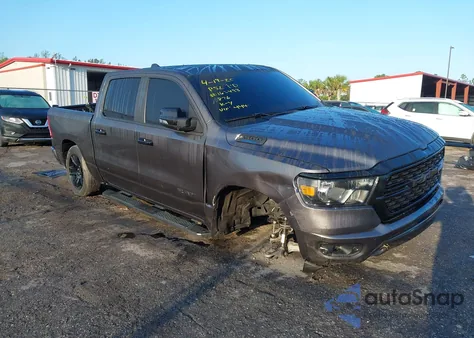 2023 Ram 1500 Big Horn 4X4 5'7 Box из США, поврежденный, VIN 1C6RRFFG1PN644440